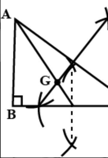 Construct a right angle triangle with Pythagoras Theorem triplet 3cm ...