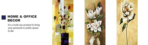 SAF paintings Flower Floral 6MM MDF Framed Digital Reprint 15 inch x 18 ...