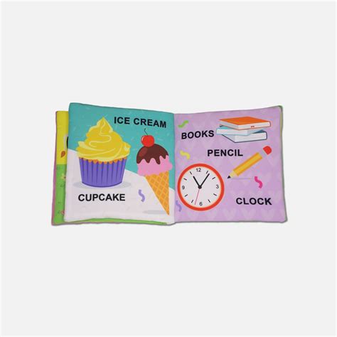 Buy Dreamland My First Cloth Book First Words with Squeaker and Crinkle ...