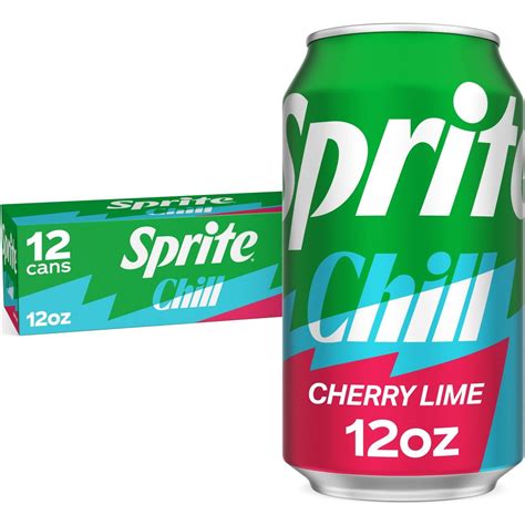 Sprite Chill Cherry Lime Soda, 12pk 12oz Cans - Walmart.com