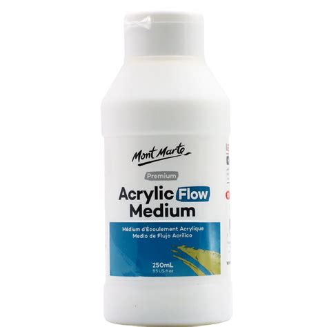 Mont Marte Premium Acrylic Flow Medium (250Ml), White : Amazon.in ...