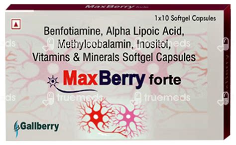 Maxberry Forte Capsule 10 - Uses, Side Effects, Dosage, Price | Truemeds