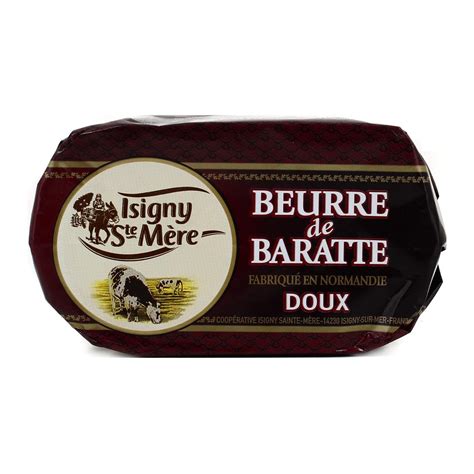 Livraison à domicile Isigny Ste mère Beurre de baratte doux, 250g