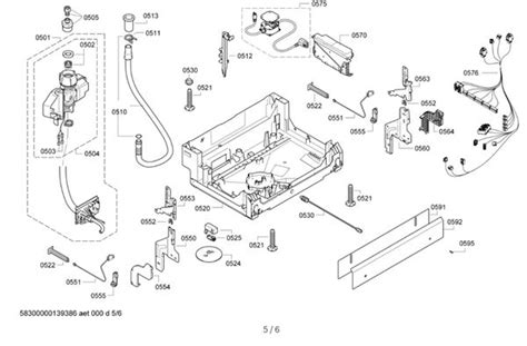 Image result for Bosch Dishwasher Exploded-View