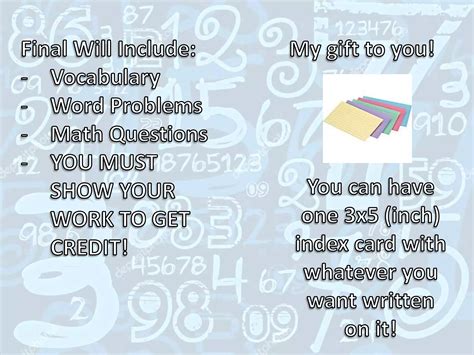 Pre-Algebra Math Final 的图像结果