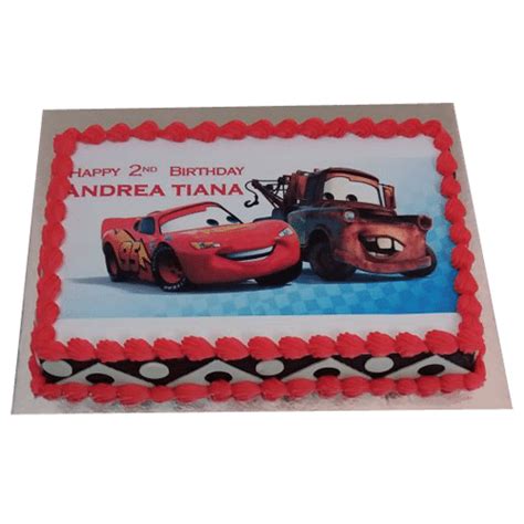 Mcqueen Car Cake online | 100% Eggless Designer Cake | YummyCake
