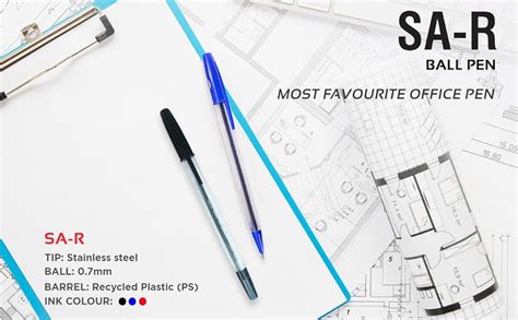 Uniball SAR 0.7mm Ball Pen | Blue Ink, Pack of 5 : Amazon.in: Office ...