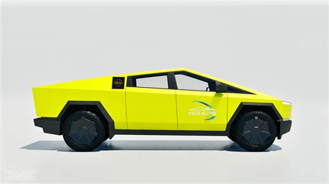 Cybertruck Precut Flexishield CL-03 Highlighter Yellow Wrap – Cybertruck Wraps