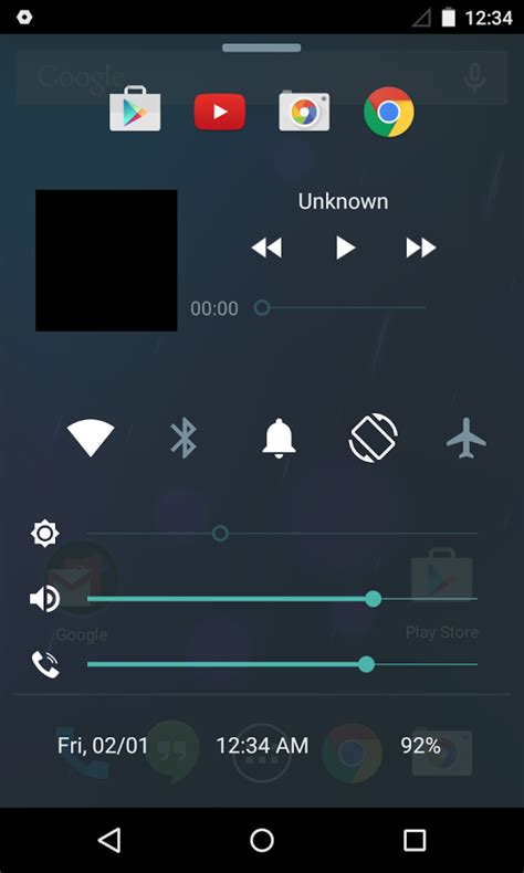 Quick Control Panel offre un pannello di controllo per Android ...