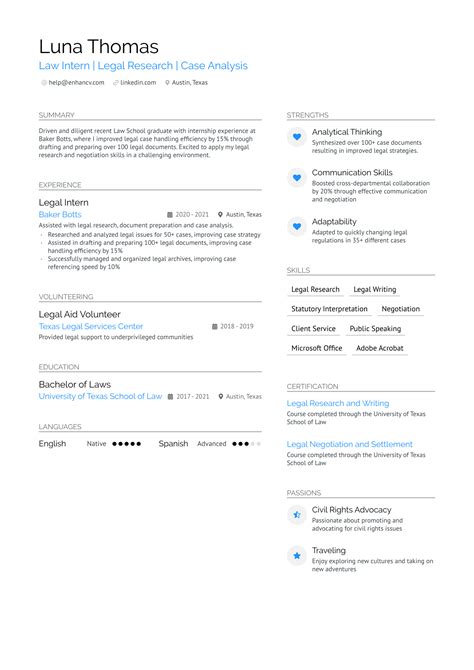 19 Law School Resume Examples & Guide for 2025