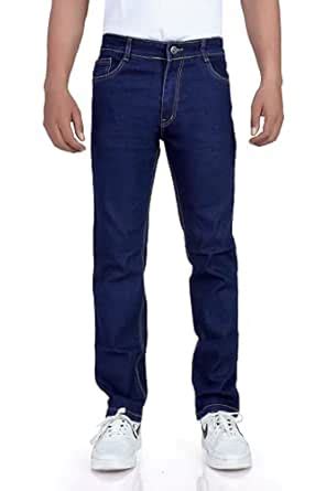Wearo Men's Regular Fit Stretchable Jeans 511 (32, Blue Gold) : Amazon ...