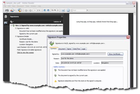 Image result for Digital Signature PDF