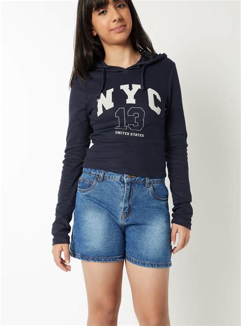 Buy Girls Printed Hooded T-shirt Online at just Rs. 699.0 ...