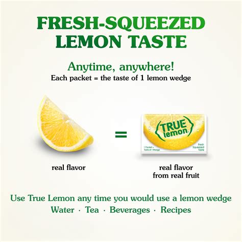 True Lemon Packets | Crystallized Lemon | True Citrus