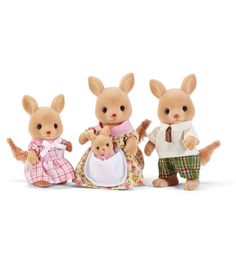 Calico Critters Hopper Kangaroo Family | Calico critters families ...