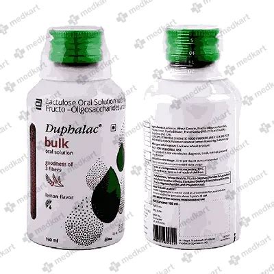 DUPHALAC BULK ORAL SOLUTION 160 ML Price, Uses, Side Effects ...