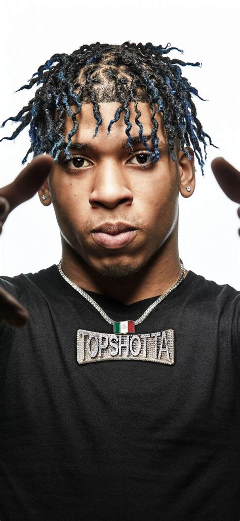 NLE Choppa Wallpaper 4K, White background, American rapper