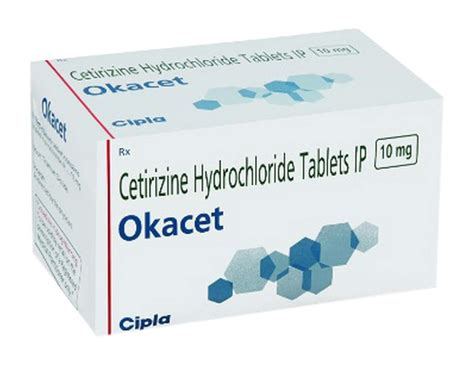 Okacet - Strip of 10 Tablets : Amazon.in: Fashion