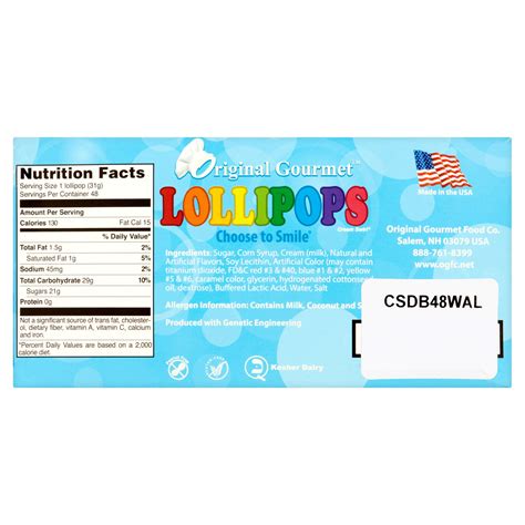 Buy Original Gourmet Cream Swirl Lollipops, 1.1 oz, 48 count Online at ...