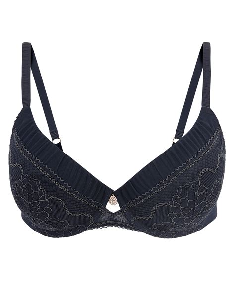 Buy Mesh & Lace Underwired Full Cup Bra A-E at Marks & Spencer