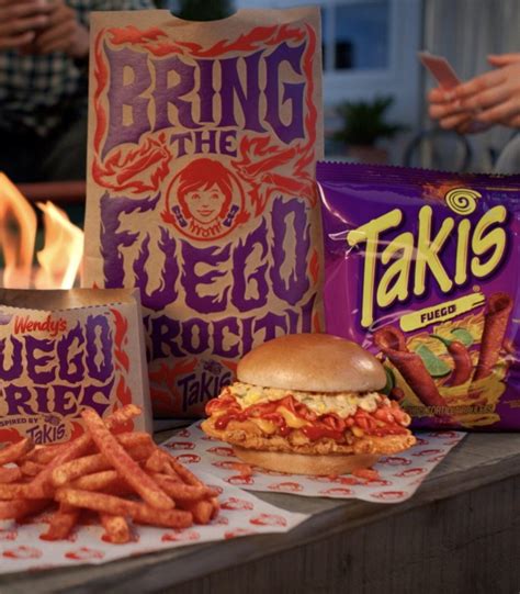 Wendy's Teams With Takis to Launch Takis Fuego Meal With Spicy Chicken ...