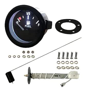 52mm Fuel Level Gauge Kit with Fuel Tank Sending Unit Boat Fuel Sender ...