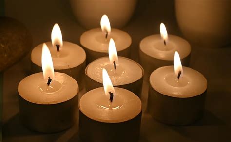 Luxe Paraffin Wax Long Burning Tea Light Candles, 22g Each, 5-6 Hour ...