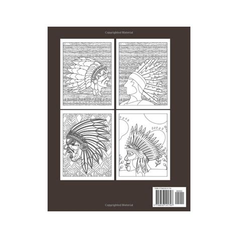 Native American Adult Coloring Book: Native American | Ubuy India