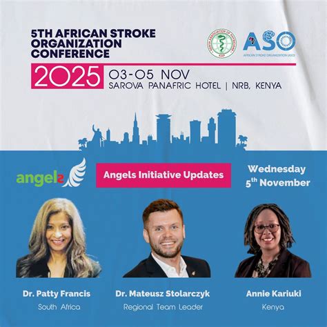 African Stroke Organization Conference ASOC 2025, Nairobi, Kenya, 3 ...