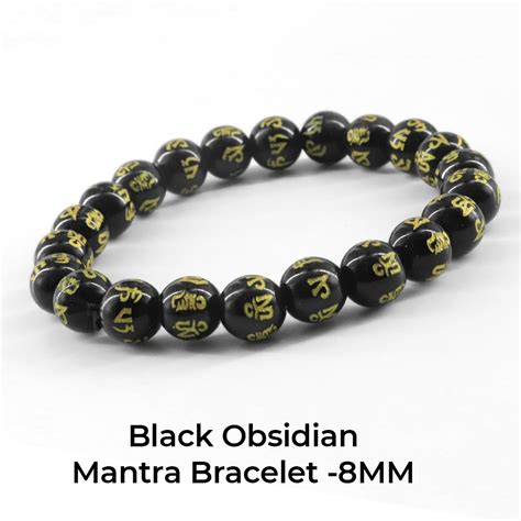 Buy Black Obsidian Bracelet – Protection, Clarity & Grounding | Healing ...