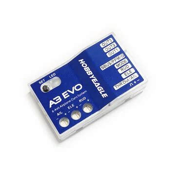 HobbyEagle A3 EVO 6-Axis Gyro Flight Controller Balancer For Delta-wing ...