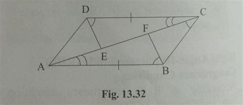 9. In Fig. 13.32, the congruent parts are marked.Prove that ∆CDE = ∆ABF ...