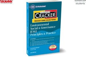 Taxmann's CRACKER for Environmental Social Governance (ESG) Principles ...