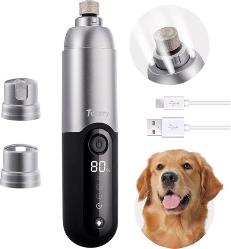 Toozey Dog Nail Grinders with 4 Integrated LED Light Philippines | Ubuy