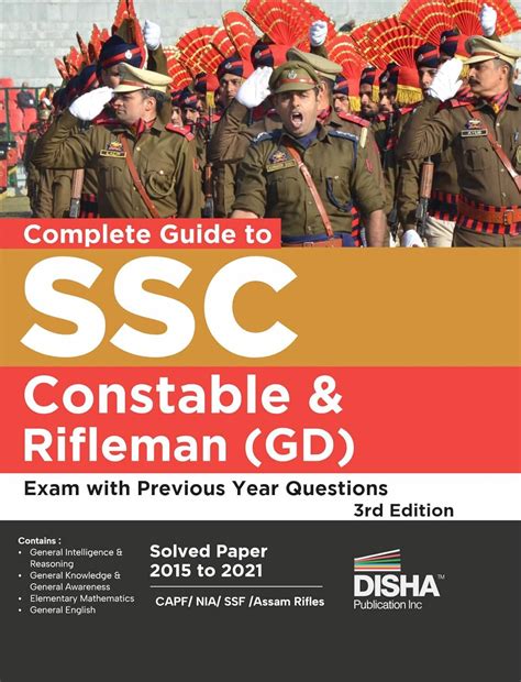 Buy Complete Guide to SSC Constable & Rifleman (GD) Exam with Previous ...