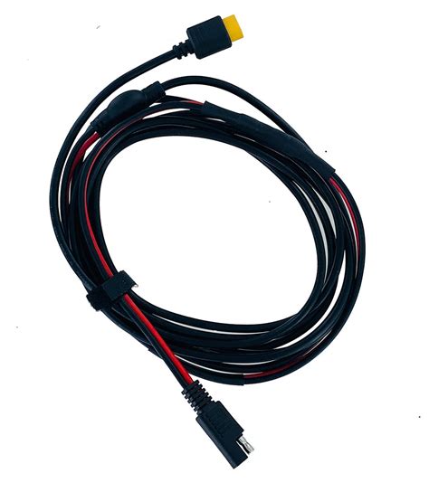 SAE 2 pin Solar Panel to XT60 Female charging cable for EcoFlow Power ...