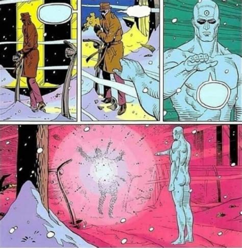 Dr. Manhattan deexisting Rorschach Blank Template - Imgflip