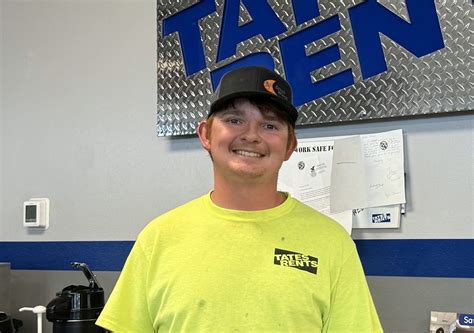 Cody Andrews - Employee Owner of the Month, Apr '24 - Tates Rents
