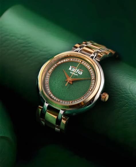 Qorum Katha Ladies Watch - Two Tone Rose Gold Plated Stainless Steel ...