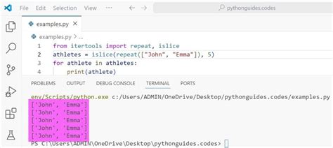 How to Do a Repeat in Python 的图像结果
