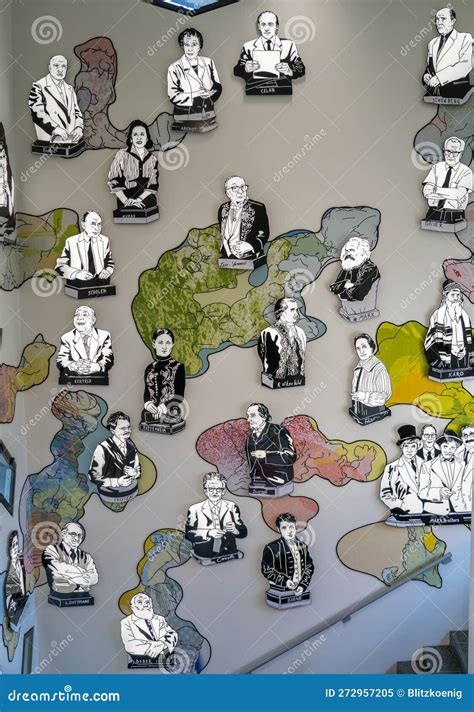 Wall in Jewish Museum in Berlin Stock Illustration - Illustration of ...