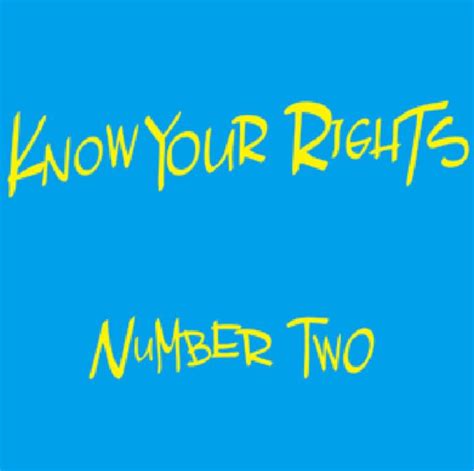 number two / know your right 12" | punker than me.