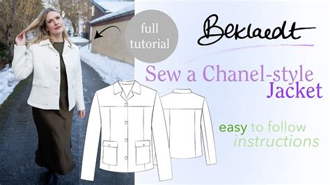 Chanel Style Jacket Pattern 的图像结果