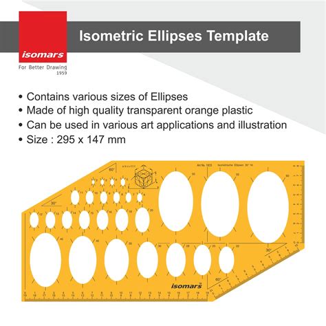 Isometric Ellipse Drawing Template – Isomars