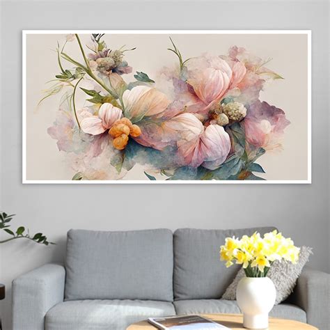 Elegant Bouquet: Capturing Nature's Beauty Wall Painting – Nestroots
