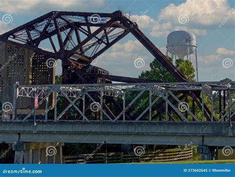 HIstoric Railroad Bridge Truss Bridge in Plaquemine, Louisiana ...