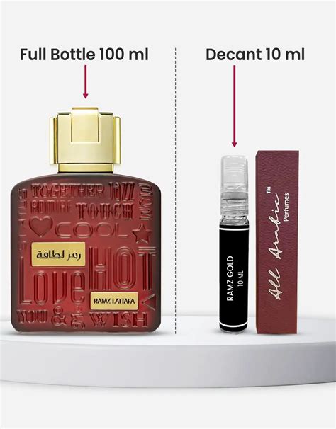 Lattafa Ramz Gold EDP 10ML Decant For Women – All Arabic