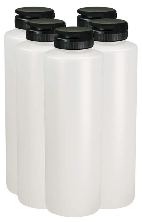 Buy Pinnacle Mercantile Condiment Squeeze Bottles with Flip Top Hinged ...