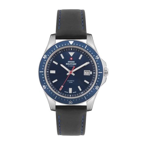 Swiss Military by Chrono Analogue Blue Dial Men's Watch-SM34082.05 ...