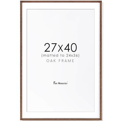 Amazon.com - 27x40 Poster Frame, 27"x40" Oak Wood Frame, 27x40 Picture ...